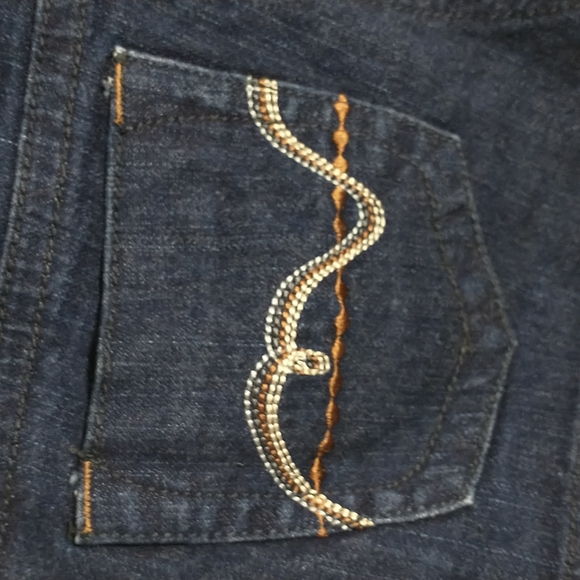 INDUSTRIAL COTTON JEAN SHORTS size 5 Juniors Women's Like New Indigo Blue - Picture 7 of 10